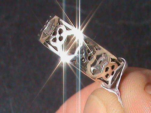 SOLID STERLING SILVER RING... 7.2 MM WIDE... SIZE P...