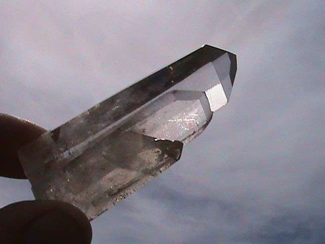 QUARTZ CRYSTAL...TRIPLET!! ...POLISHED...