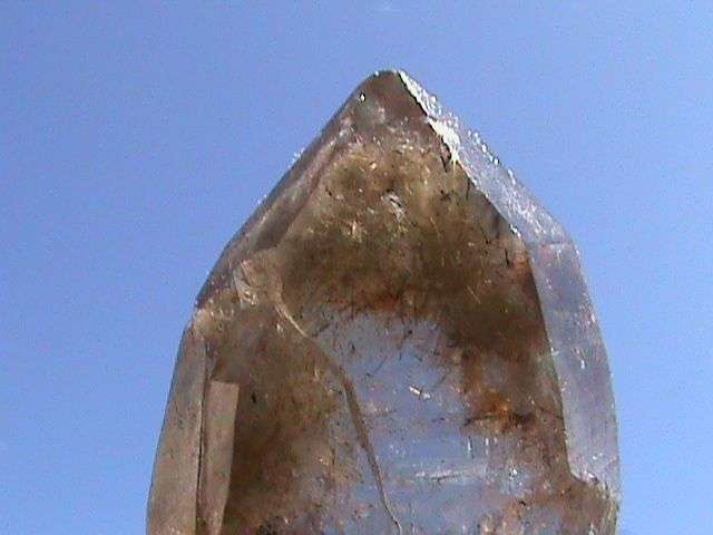 SMOKY QUARTZ PHANTOM CRYSTAL FROM ZOMBA, MALAWI..!!