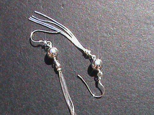 STERLING SILVER HOOK EARINGS,