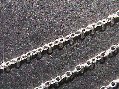100 CM LONG STERLING SILVER CHAIN.....