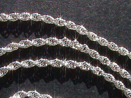 100 CM ( 1 METER) SOLID STERLING SILVER CHAIN.....