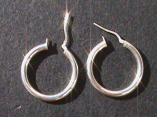 STERLING SILVER HOOP EARRINGS....