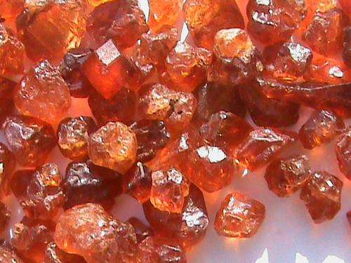 RARE ORANGE SPESSARTINE / SPESSARTITE GARNETS...20 GRAMS