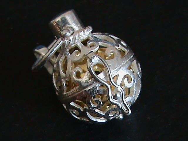 LARGE STERLING SILVER HARMONY BELL, MYSTIC