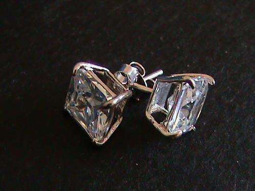 STERLING SILVER CZ STUDS...............