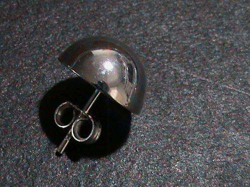 STERLING SILVER 14 MM DOME STUDS