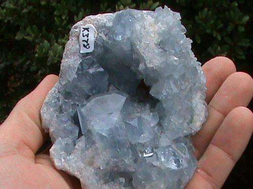 LARGE BLUE CELESTITE CRYSTAL PLATE