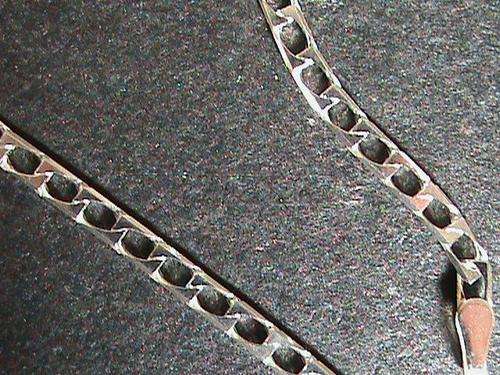 QUALITY STERLING SILVER CHAIN.....55 CM LONG