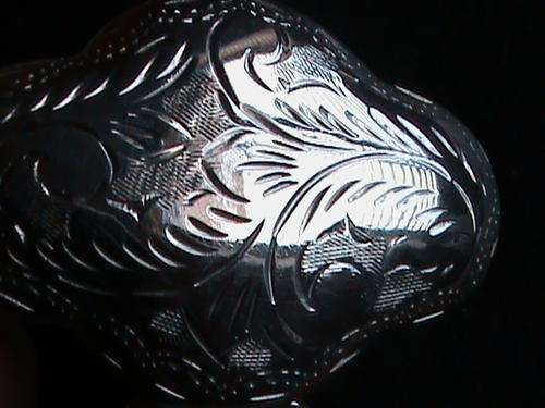 SOLID STERLING SILVER ENGRAVED  LOCKET....LARGE SIZE