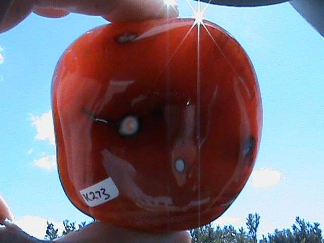 LARGE A GRADE CARNELIAN GALET.