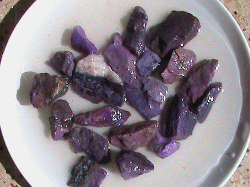 ROUGH MIX SUGILITE 20 PIECES.   GOOD GRADE