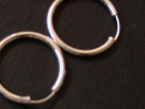 SOLID STERLING SILVER SLEEPER EARRINGS