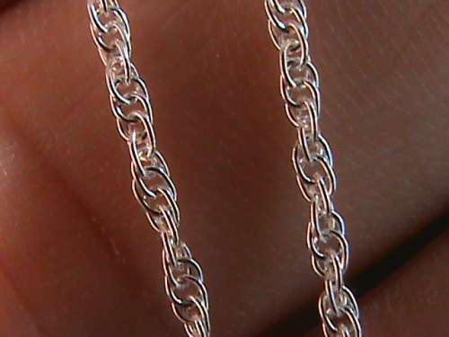 45 CM LONG SOLID STERLING SILVER CHAIN