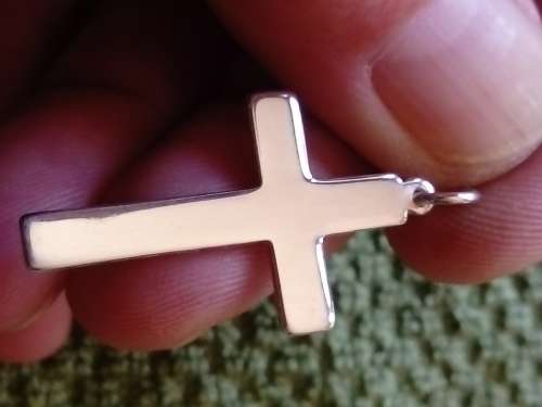 STRONG QUALITY CROSS PENDANT IN SOLID STERLING SILVER