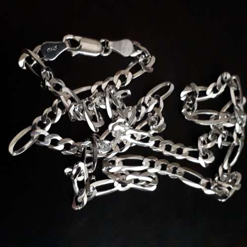 55CM LONG SOLID STERLING SILVER CHAIN