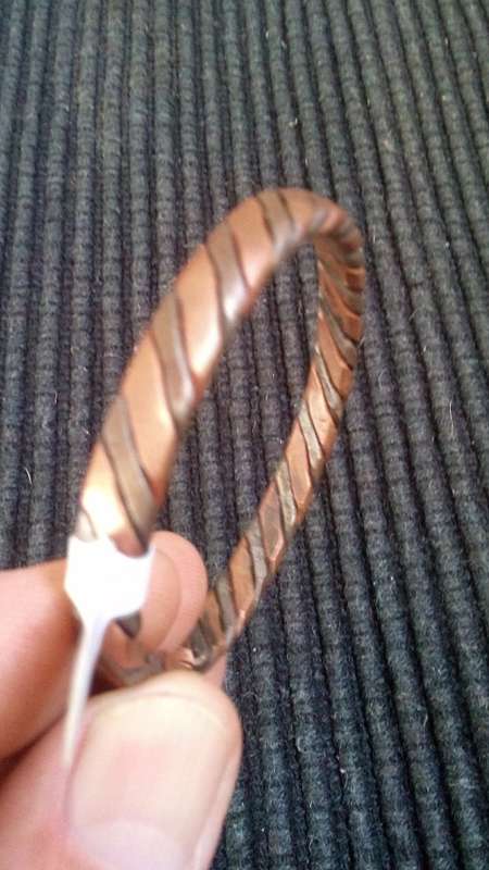 COPPER AND METAL BRACELET