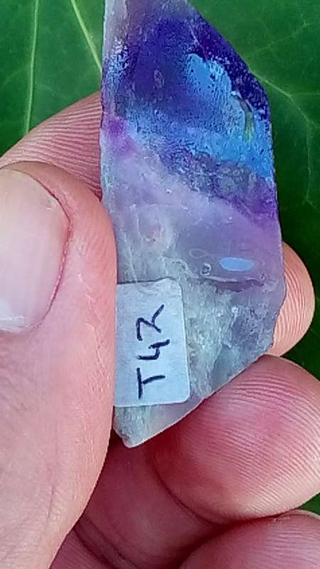 RARE SUGILTE.  SLICED AND PREFORMED,  NO EXCESS MANGANESE.