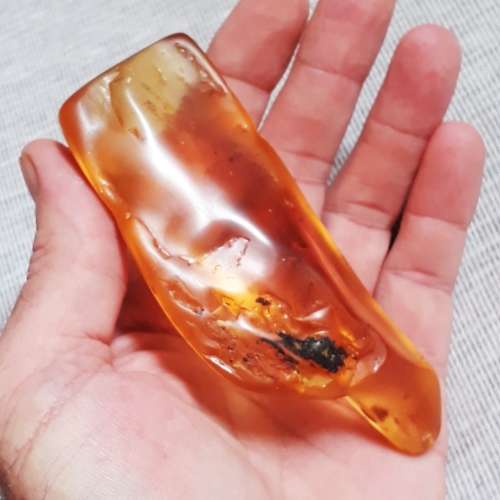 HUGE COPAL AMBER.  INSECTS AND OTHER INCLUSIONS. PARTLY POLISHED. GOOD PRICE!!