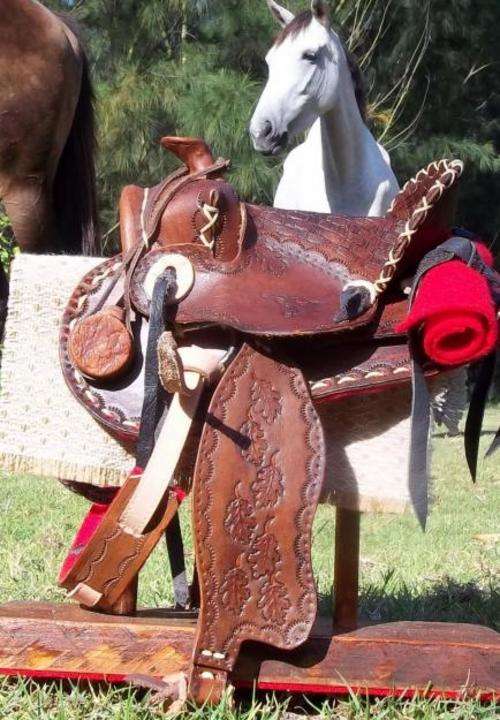 Ornamental Miniature Western Saddle