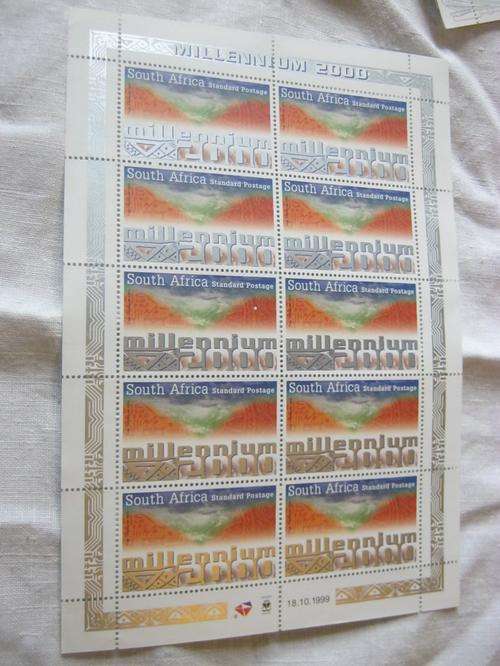 Millenium 2000 First Day Sheet of 10