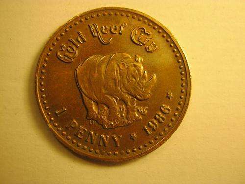 Gold Reef City 1 Penny 1986 - Token