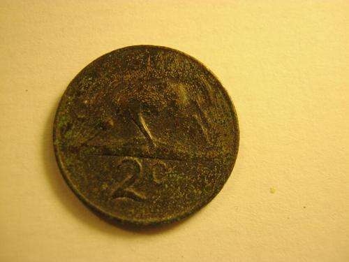 South Africa 2 Cents 1965