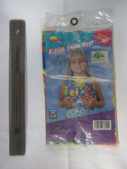 Inflatable Kiddie Swim Vest 3-6yrs