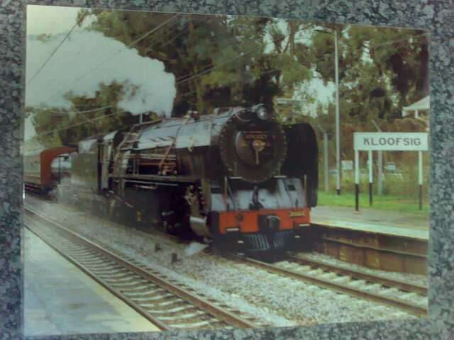 SAR SAS 15F STEAM LOCO LAMINATED POSTER A4 SIZE