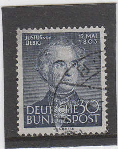 Germany, 1953 Mi.no 166 used, (horizontal light crease)