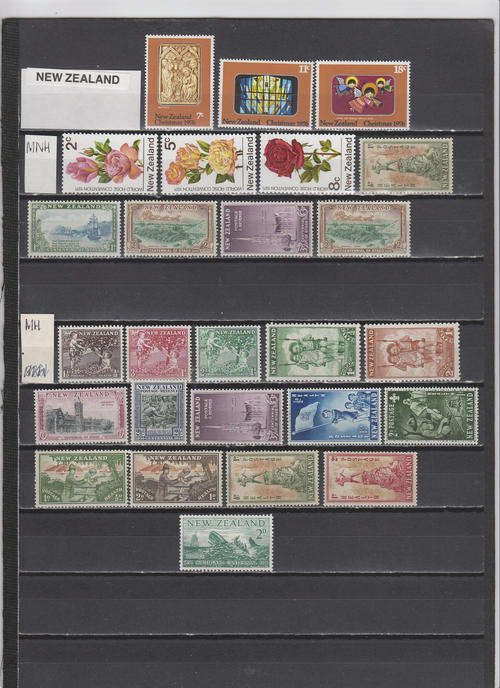 New Zealand, leftovers MH and MNH