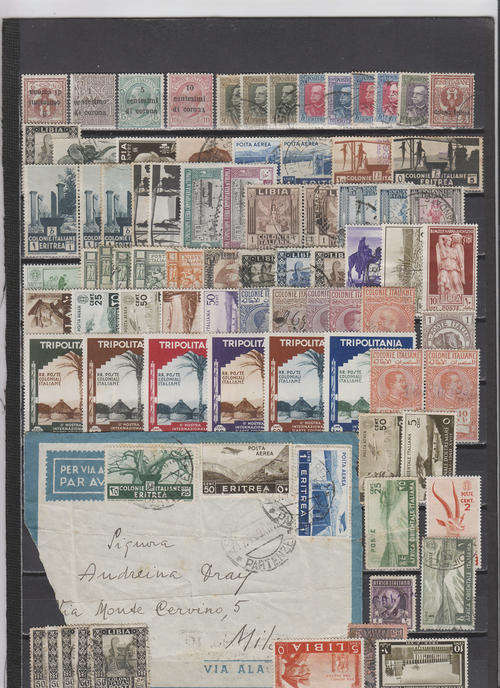 Italian colonies, leftovers with spares, some faulty , nice set MH