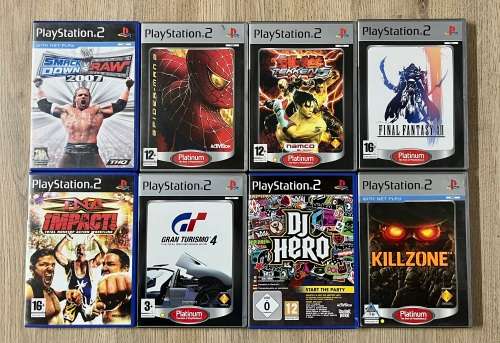 **BULK LOT PLAYSTATION 2 CONSOLE & GAMES**