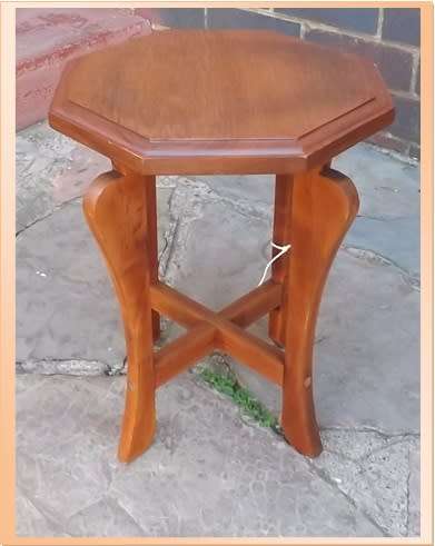 VINTAGE BURMESE TEAK SIDE TABLE