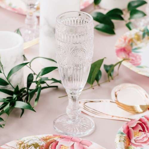 Brand New 6 Piece Elegant Champagne Glass Set (Rendom Selection To Be Sent) - Ready To Ship Items