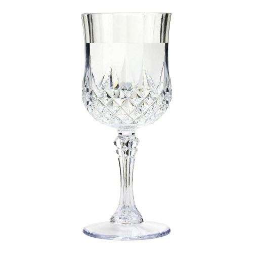 Brand New 6 Piece Crystal White Goblet Wine Glasses - Ready To Ship Items