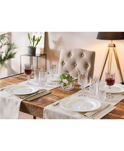 Brand New 6 Piece Crystal White Goblet Wine Glasses - Ready To Ship Items