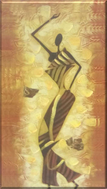 Brand New Wall Art African Oil Painting on Canvas (40 x 80cm) - Ready To Ship Items