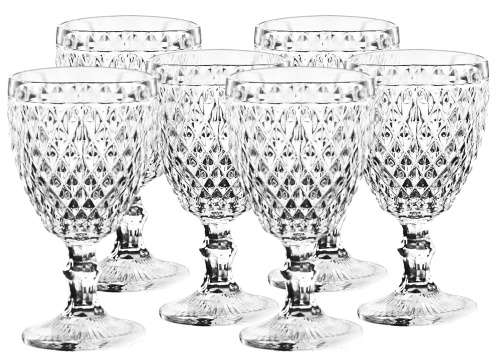 Brand New 6 Piece Crystal Red Wine Glass Set (Rendom Selection To Be Sent) - Ready To Ship Items
