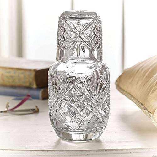 Bedside Night Carafe - Cup and Bottle to Keep Next To Your Bed for a Handy Midnight Drink - In Stock