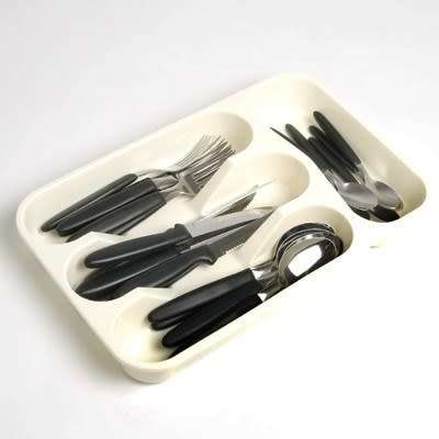25 Piece Stainless Steel Cutlery and Tray Set