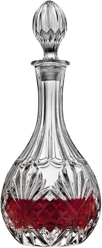 7 Piece Wine Decanter with Glasses Set (Random Pattern Design)