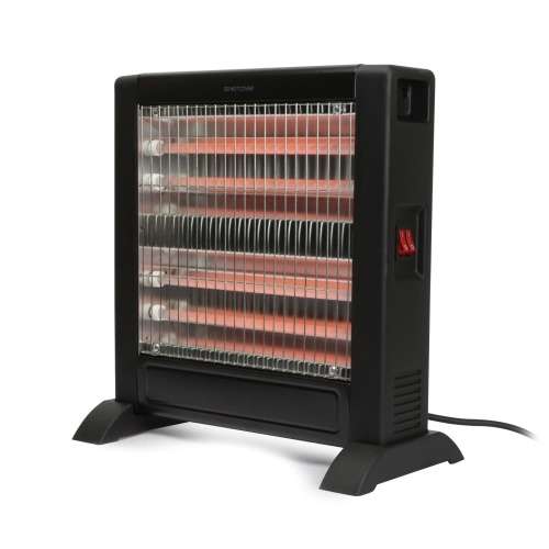 1000W Slim Bar Quartz Radiant Convection Heater Elements 4-Bar Plug-In