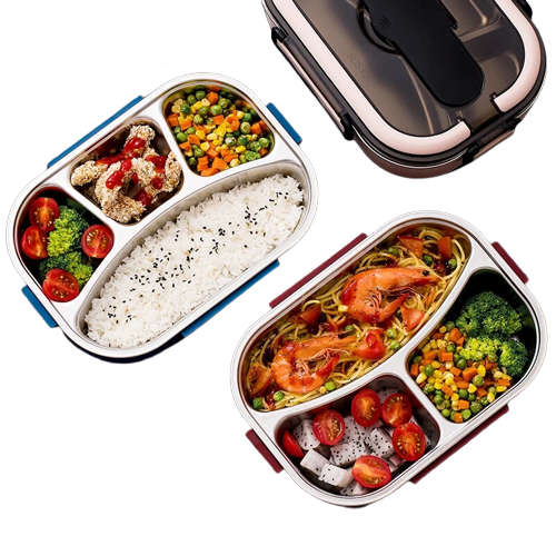 1000ml Portable Stainless Steel Lunch Box