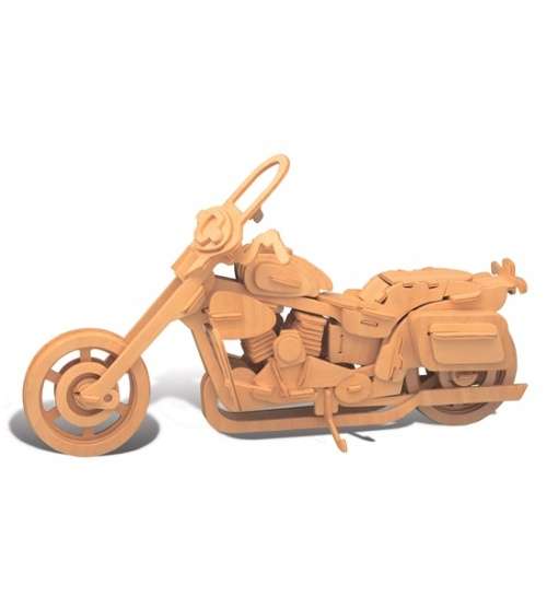 108 Piece Educational DIY Motorcycle Woodcraft Construction Puzzle Kit