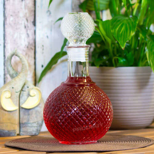 Round 500ml Drinks Decanter Suitable for Alcoholic and Non-Alcoholic Drinks