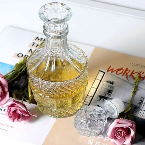 Vintage Design 500ml Whiskey Glass Decanter Carafe