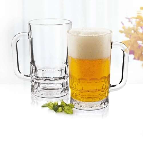 Trending 4 Piece Clear Glass Mug Set