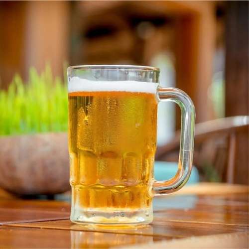 Trending 4 Piece Clear Glass Mug Set