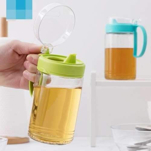 500ml Thickened Glass Oil and Vinegar Dispenser Oil Jug Container